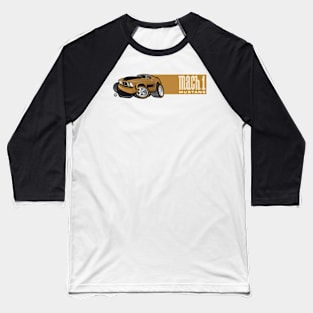 Mach 1 Gold with Gold Stripe Baseball T-Shirt